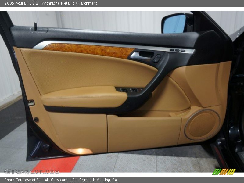 Anthracite Metallic / Parchment 2005 Acura TL 3.2