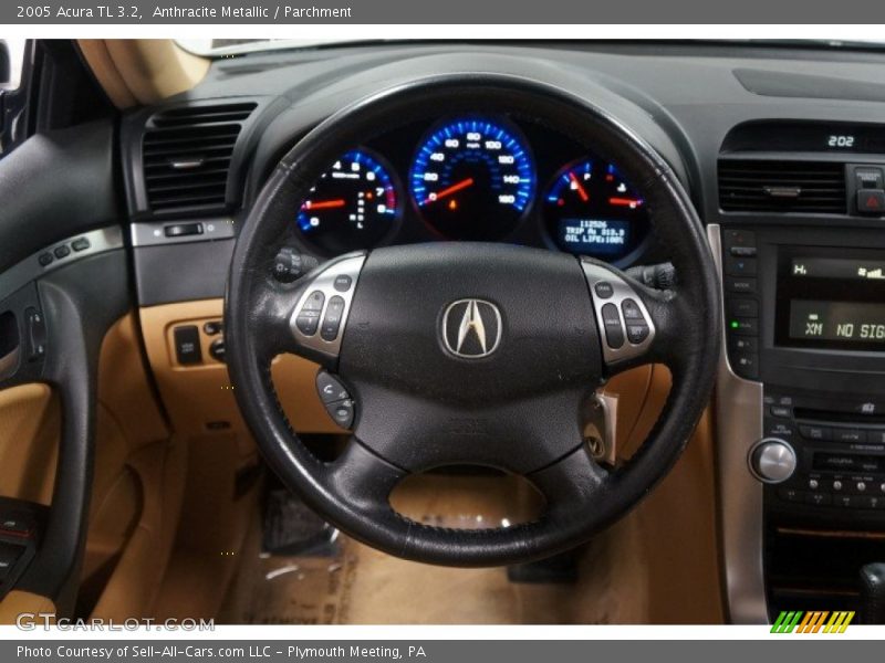 Anthracite Metallic / Parchment 2005 Acura TL 3.2