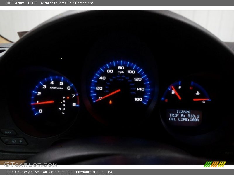 Anthracite Metallic / Parchment 2005 Acura TL 3.2