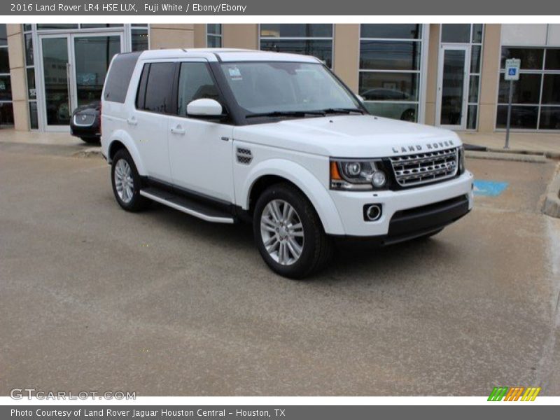 Fuji White / Ebony/Ebony 2016 Land Rover LR4 HSE LUX