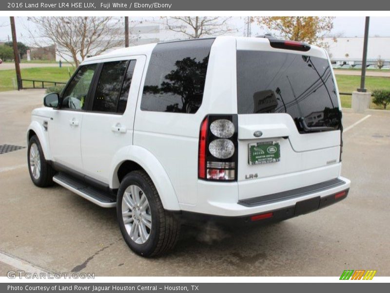 Fuji White / Ebony/Ebony 2016 Land Rover LR4 HSE LUX