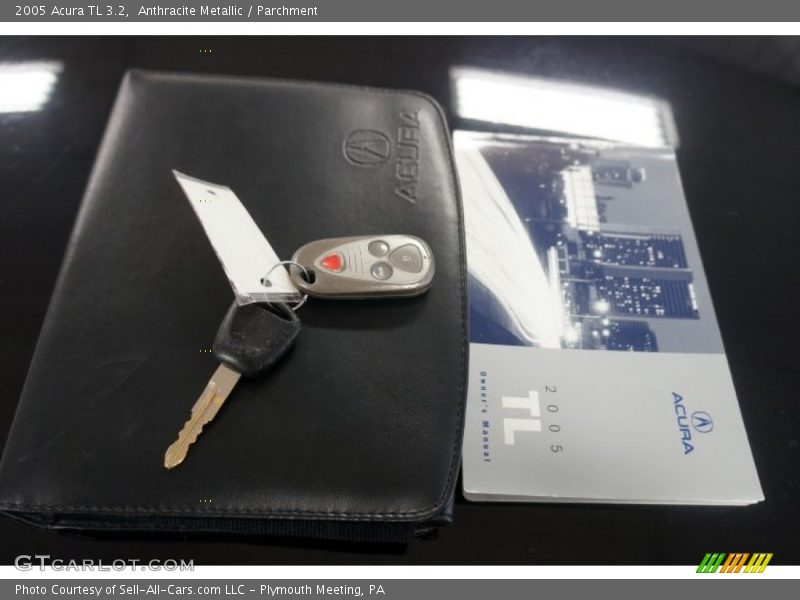 Anthracite Metallic / Parchment 2005 Acura TL 3.2