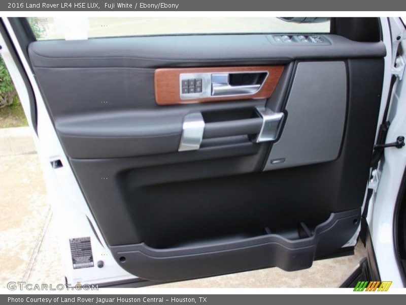 Fuji White / Ebony/Ebony 2016 Land Rover LR4 HSE LUX