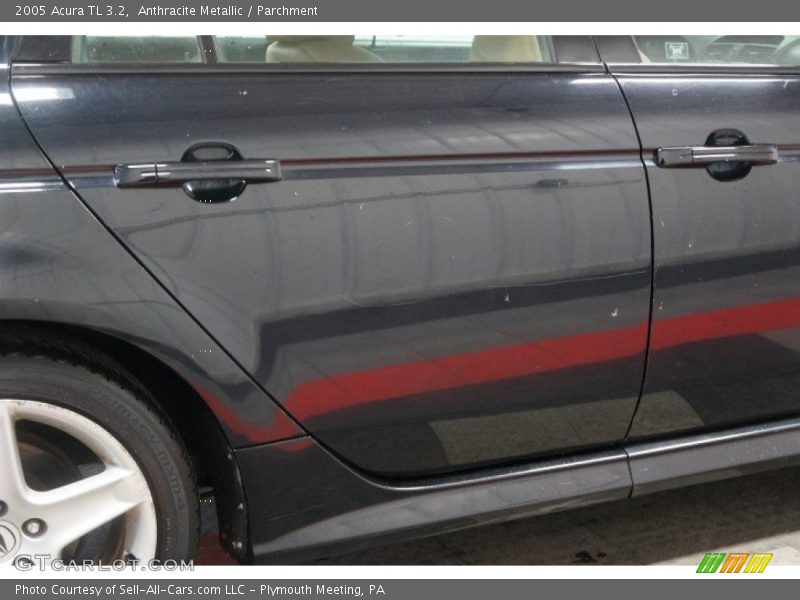 Anthracite Metallic / Parchment 2005 Acura TL 3.2