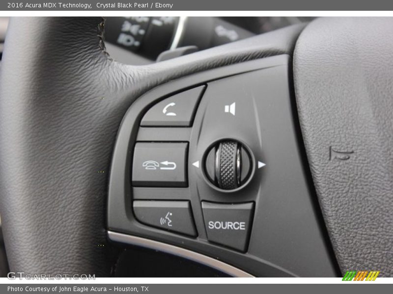 Crystal Black Pearl / Ebony 2016 Acura MDX Technology