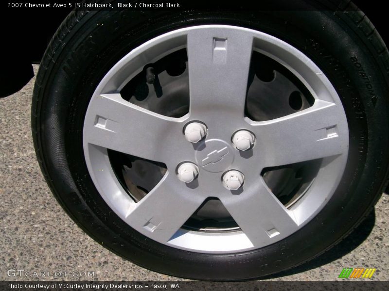 Black / Charcoal Black 2007 Chevrolet Aveo 5 LS Hatchback