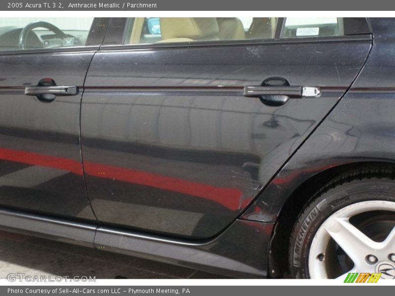 Anthracite Metallic / Parchment 2005 Acura TL 3.2
