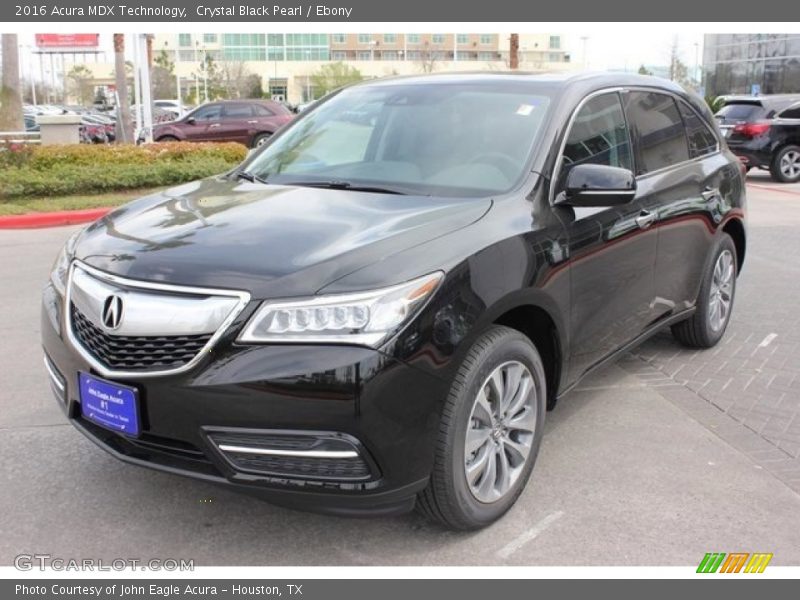 Crystal Black Pearl / Ebony 2016 Acura MDX Technology