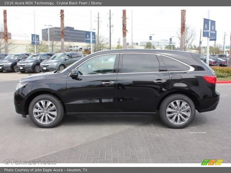 Crystal Black Pearl / Ebony 2016 Acura MDX Technology