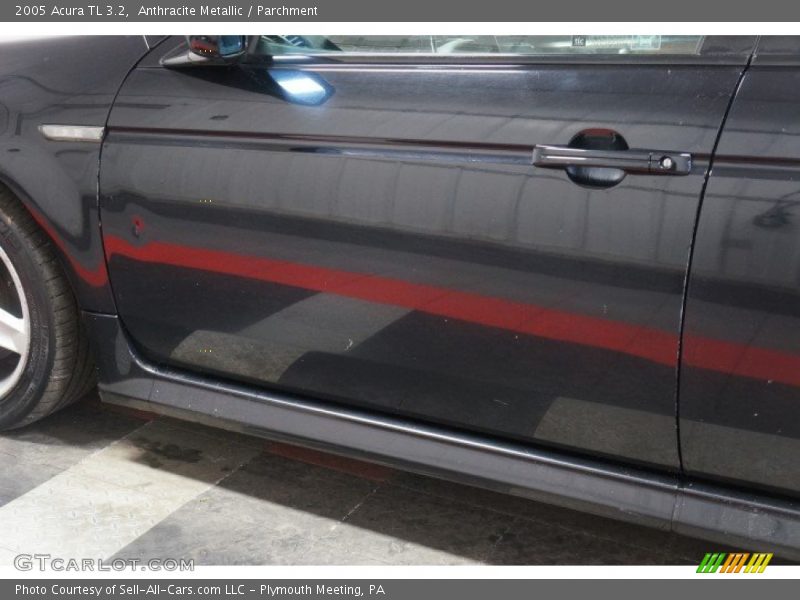 Anthracite Metallic / Parchment 2005 Acura TL 3.2
