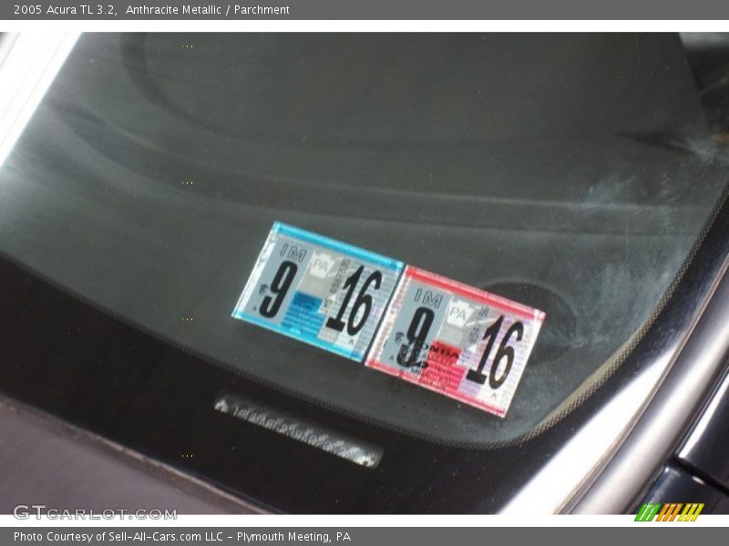 Anthracite Metallic / Parchment 2005 Acura TL 3.2
