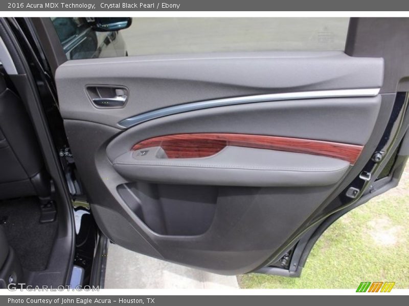 Crystal Black Pearl / Ebony 2016 Acura MDX Technology