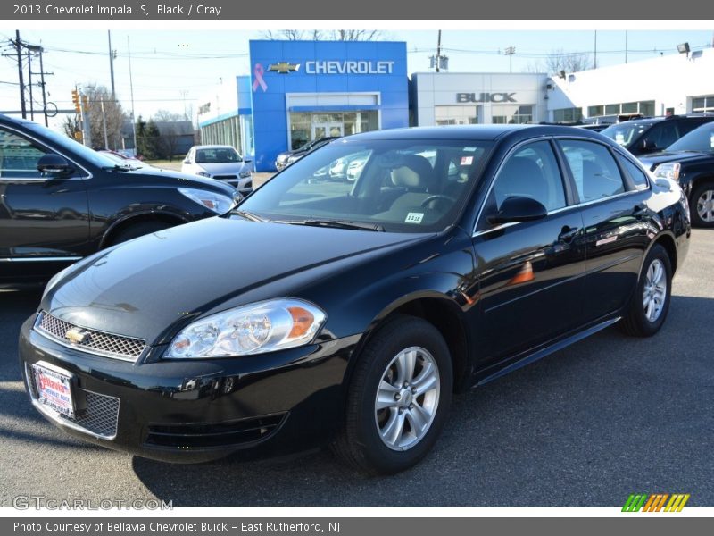 Black / Gray 2013 Chevrolet Impala LS