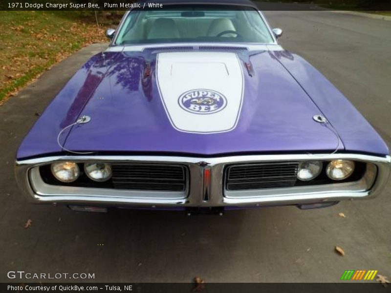 Plum Metallic / White 1971 Dodge Charger Super Bee