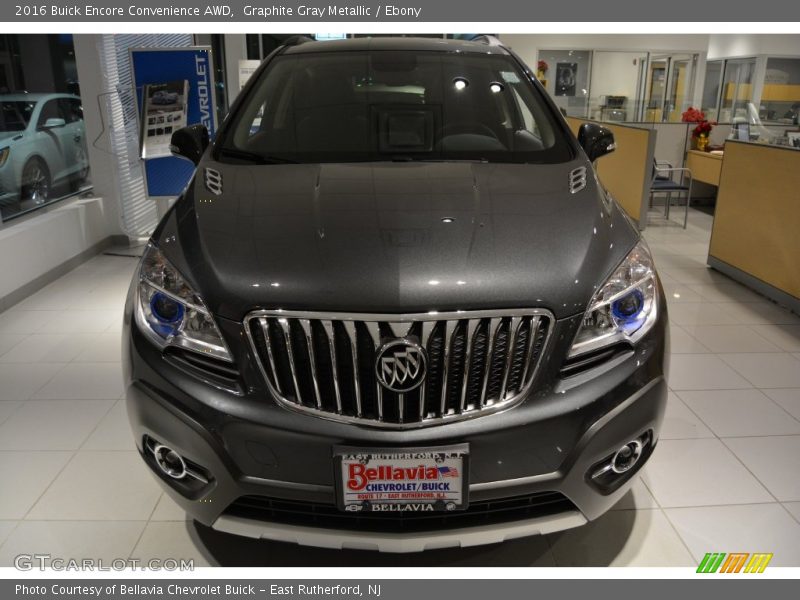 Graphite Gray Metallic / Ebony 2016 Buick Encore Convenience AWD