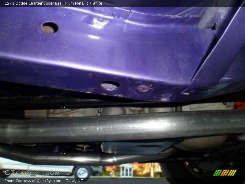 Plum Metallic / White 1971 Dodge Charger Super Bee