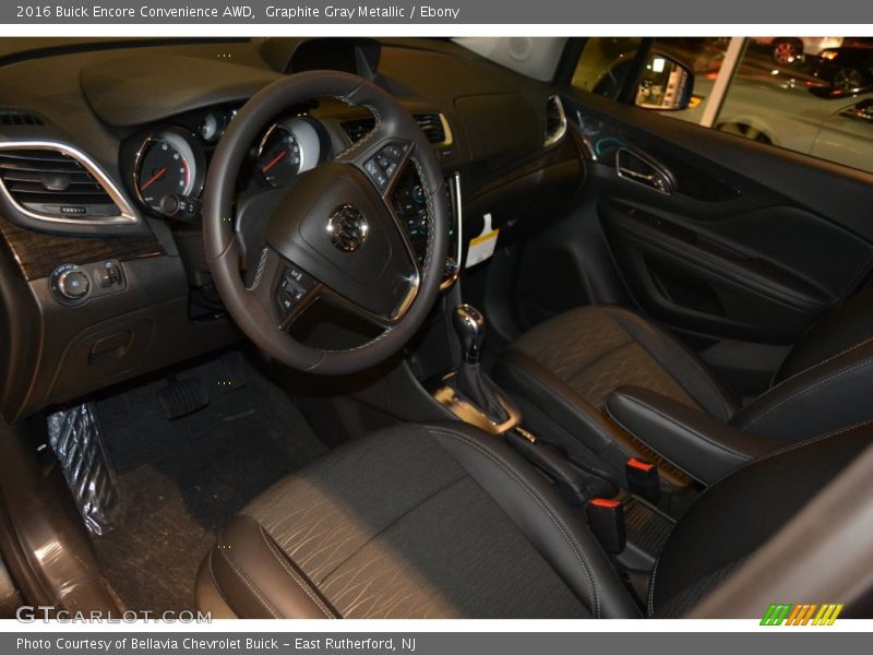 Graphite Gray Metallic / Ebony 2016 Buick Encore Convenience AWD