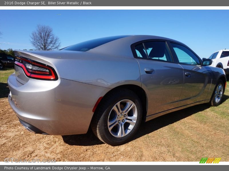 Billet Silver Metallic / Black 2016 Dodge Charger SE