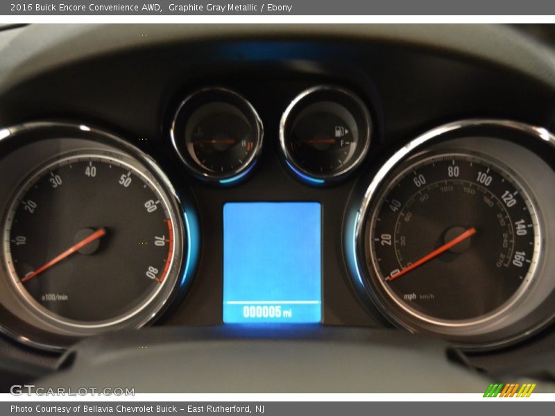 Graphite Gray Metallic / Ebony 2016 Buick Encore Convenience AWD