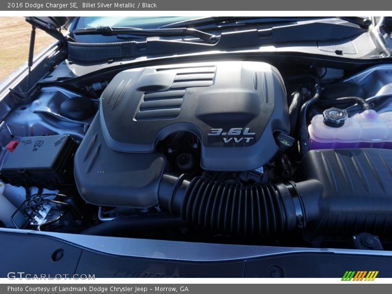 Billet Silver Metallic / Black 2016 Dodge Charger SE