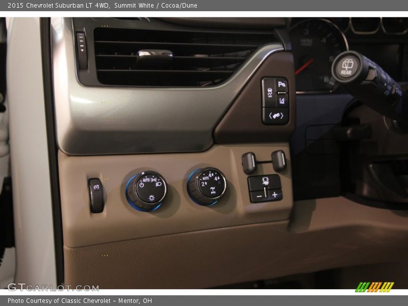 Summit White / Cocoa/Dune 2015 Chevrolet Suburban LT 4WD