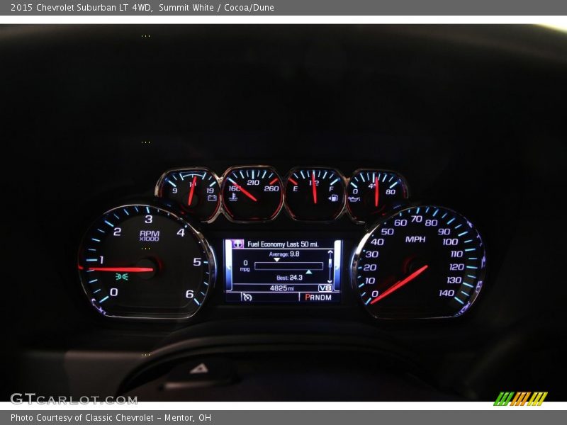 Summit White / Cocoa/Dune 2015 Chevrolet Suburban LT 4WD
