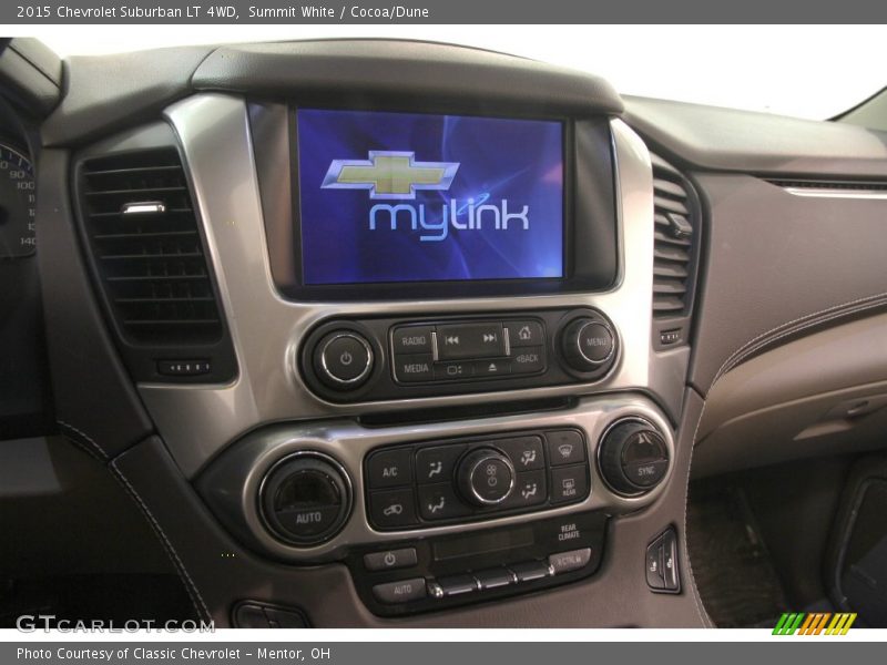 Summit White / Cocoa/Dune 2015 Chevrolet Suburban LT 4WD