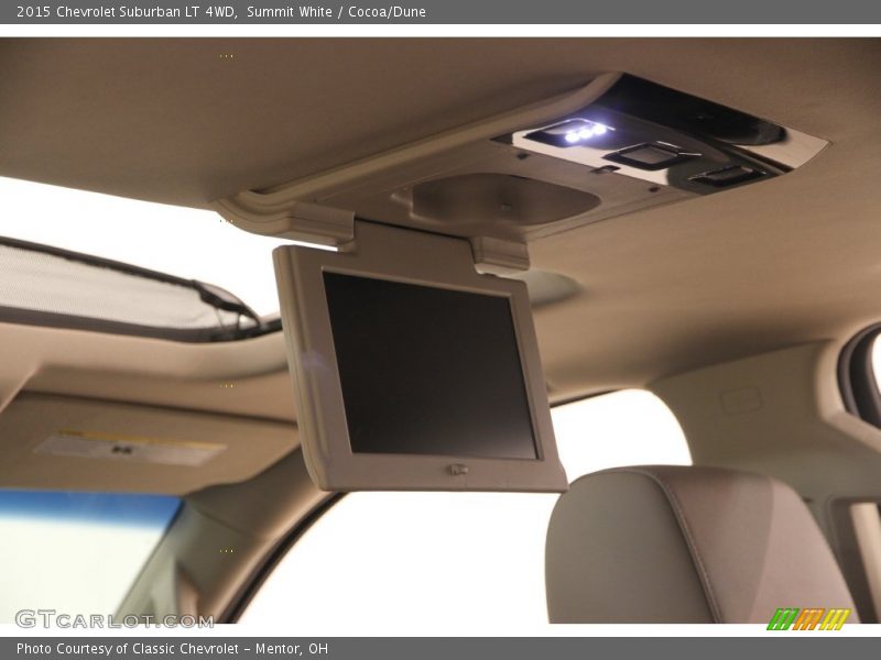 Summit White / Cocoa/Dune 2015 Chevrolet Suburban LT 4WD