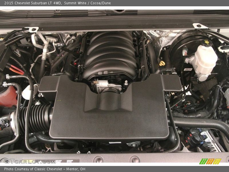 Summit White / Cocoa/Dune 2015 Chevrolet Suburban LT 4WD