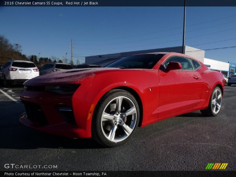 Red Hot / Jet Black 2016 Chevrolet Camaro SS Coupe