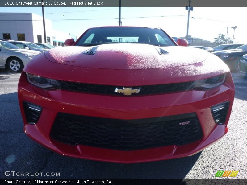 Red Hot / Jet Black 2016 Chevrolet Camaro SS Coupe