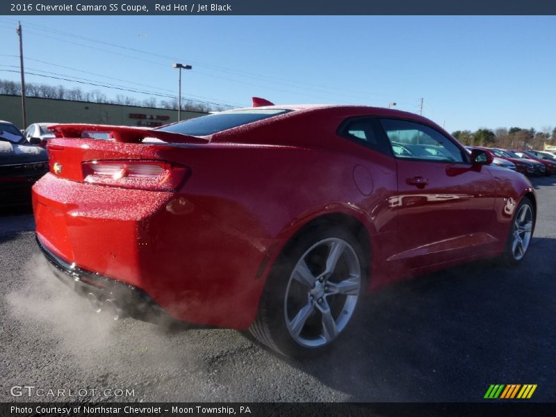 Red Hot / Jet Black 2016 Chevrolet Camaro SS Coupe