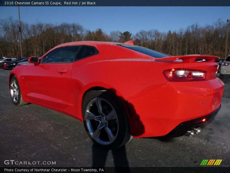 Red Hot / Jet Black 2016 Chevrolet Camaro SS Coupe