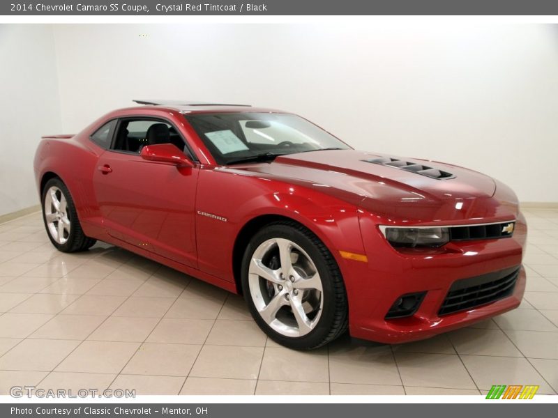 Crystal Red Tintcoat / Black 2014 Chevrolet Camaro SS Coupe