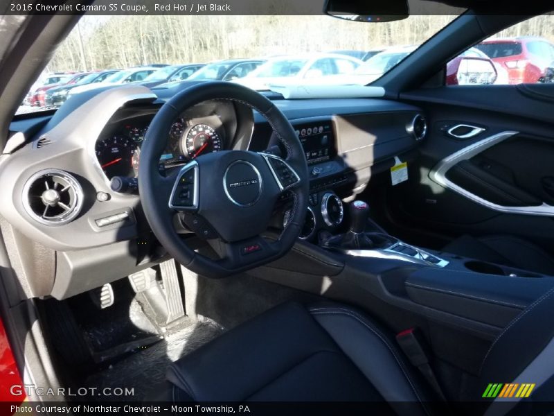 Red Hot / Jet Black 2016 Chevrolet Camaro SS Coupe
