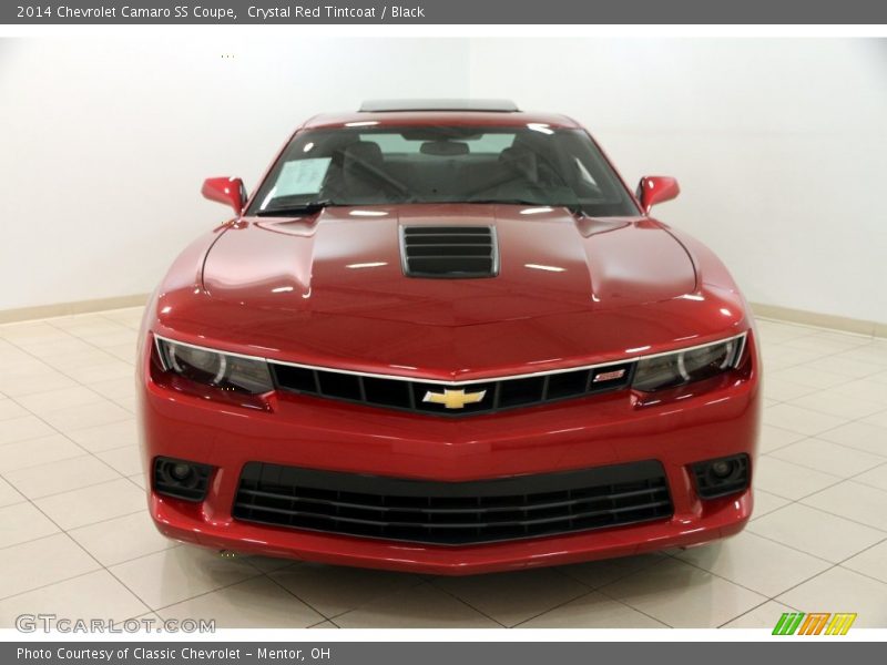Crystal Red Tintcoat / Black 2014 Chevrolet Camaro SS Coupe