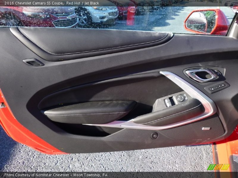 Red Hot / Jet Black 2016 Chevrolet Camaro SS Coupe