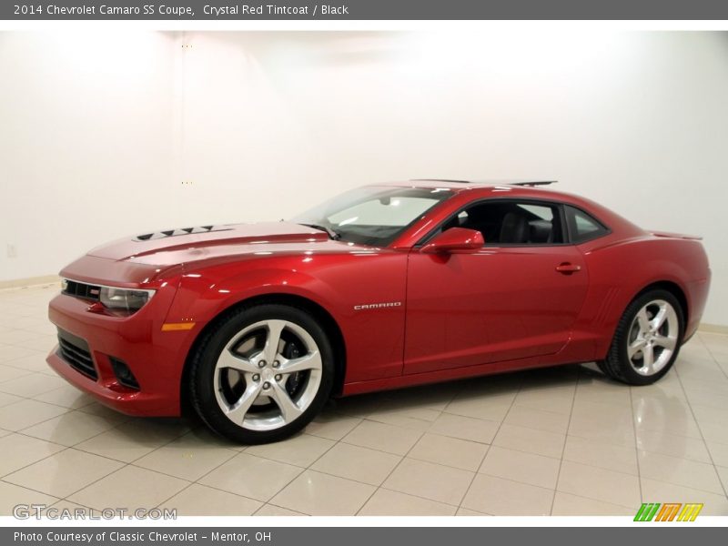 Crystal Red Tintcoat / Black 2014 Chevrolet Camaro SS Coupe