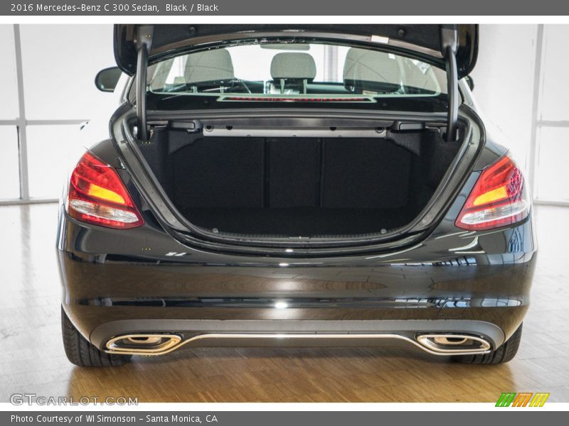 Black / Black 2016 Mercedes-Benz C 300 Sedan