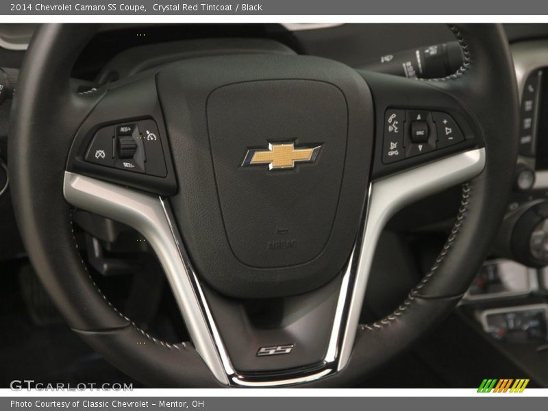 Crystal Red Tintcoat / Black 2014 Chevrolet Camaro SS Coupe