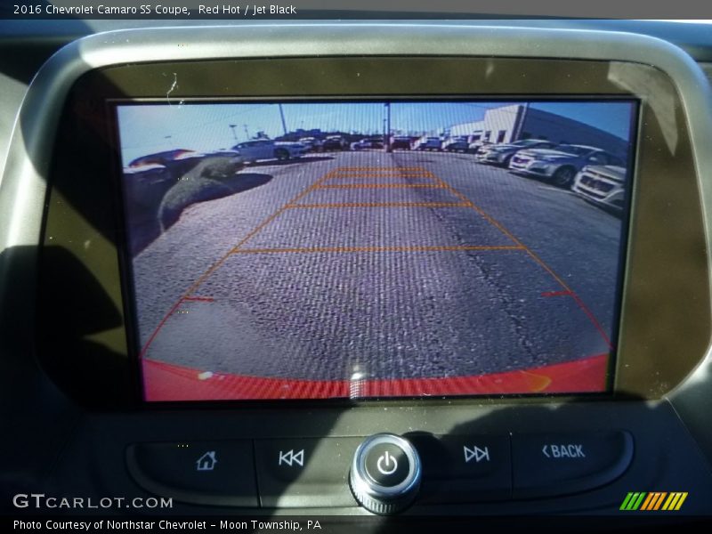 Red Hot / Jet Black 2016 Chevrolet Camaro SS Coupe