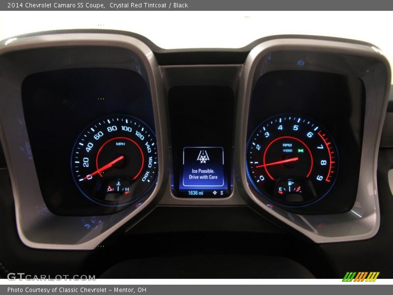 Crystal Red Tintcoat / Black 2014 Chevrolet Camaro SS Coupe