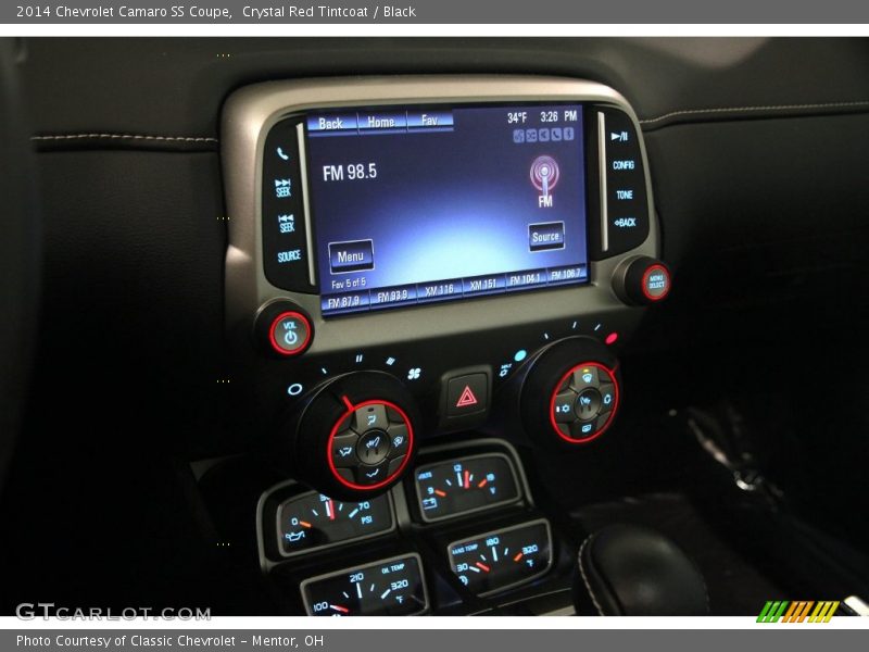 Crystal Red Tintcoat / Black 2014 Chevrolet Camaro SS Coupe