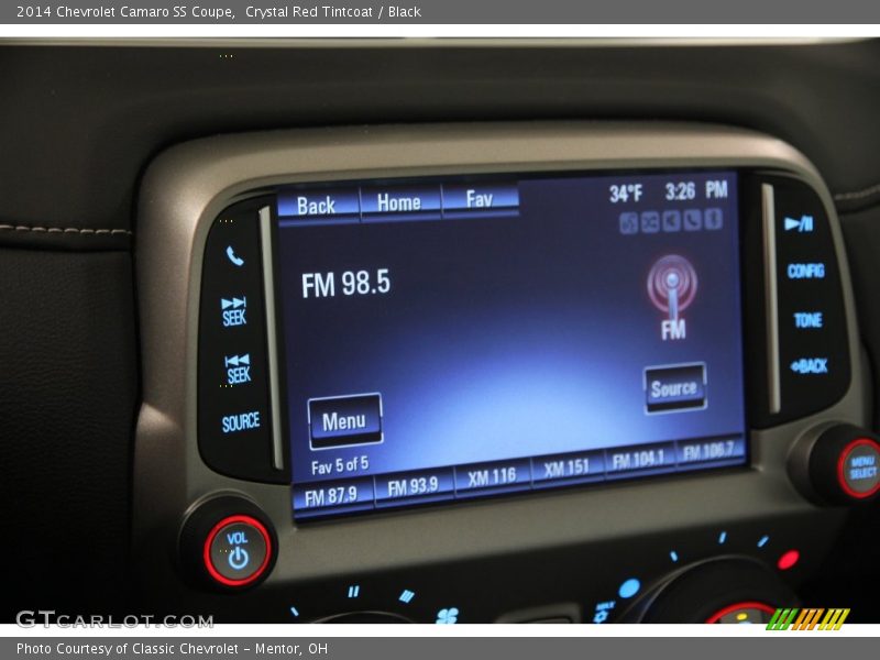 Crystal Red Tintcoat / Black 2014 Chevrolet Camaro SS Coupe