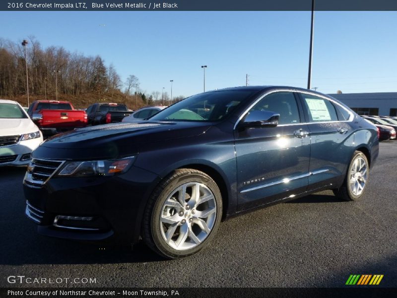 Blue Velvet Metallic / Jet Black 2016 Chevrolet Impala LTZ