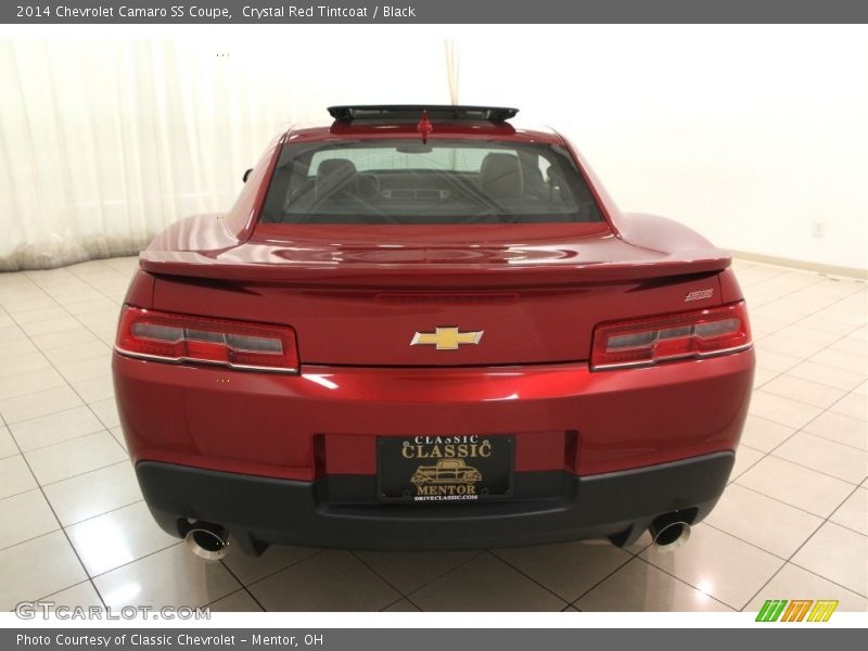 Crystal Red Tintcoat / Black 2014 Chevrolet Camaro SS Coupe