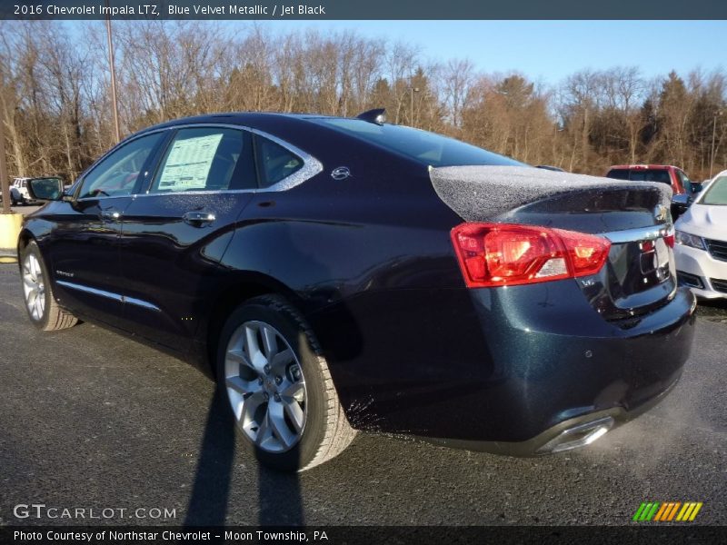 Blue Velvet Metallic / Jet Black 2016 Chevrolet Impala LTZ