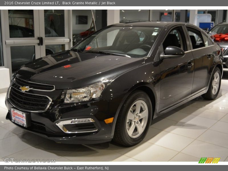 Black Granite Metallic / Jet Black 2016 Chevrolet Cruze Limited LT