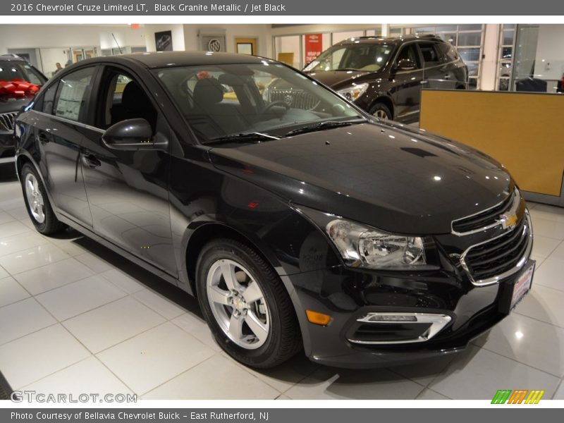 Black Granite Metallic / Jet Black 2016 Chevrolet Cruze Limited LT