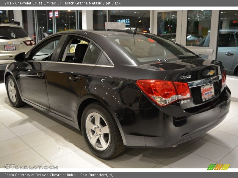 Black Granite Metallic / Jet Black 2016 Chevrolet Cruze Limited LT